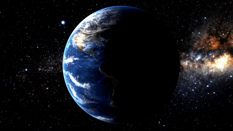Earth, made with Blender 3D